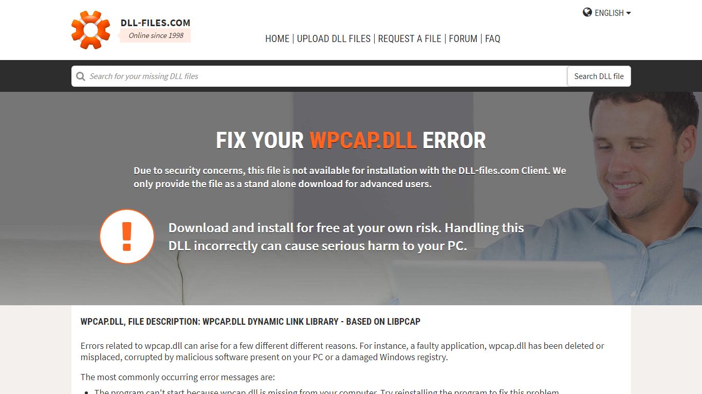 wpcap.dll free download | DLL‑files.com